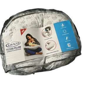 Graco Grey Feeding Pillow, nwt